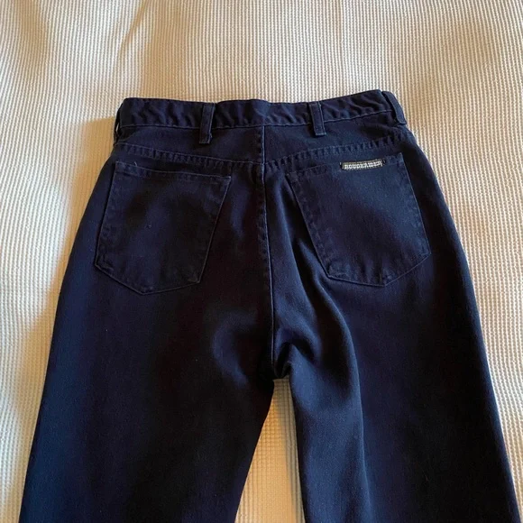 Vintage Roughrider Dark Navy Boot Cut Jeans - Picture 7 of 8